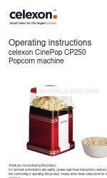 Celexon CinePop CP250 Інструкція з експлуатації Посібник з експлуатації