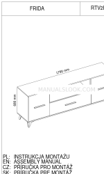 GALA MEBLE FRIDA RTV2D1S Assembly Manual