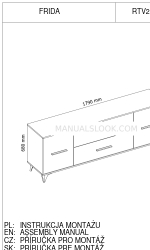 GALA MEBLE FRIDA RTV2D2S Assembly Manual