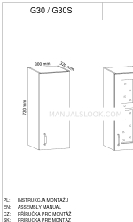 GALA MEBLE G30S Assembly Manual