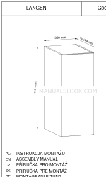 GALA MEBLE LANGEN G30G Assembly Manual