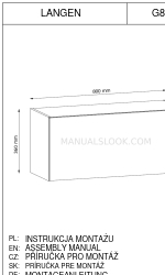 GALA MEBLE LANGEN G80K Assembly Manual