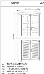 GALA MEBLE ORIENT W2DS Assembly Manual