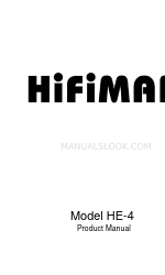 HiFiMAN HE-4 Manual do produto