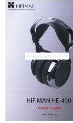 HiFiMAN HE-400i Manual del usuario