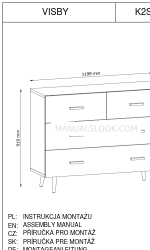 GALA MEBLE VISBY K2S2S Assembly Manual