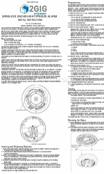 2gig Technologies WIRELESS SMOKE/HEAT/FREEZE ALARM Install Instructions