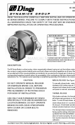 DYNAMICS GROUP Dings 8-61001-66B Talimatlar Kılavuzu