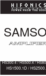 Hifionics Samson HS300.4 Посібник користувача