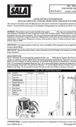 DBI SALA Saflok Manual de instruções do utilizador