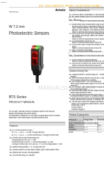 Autonics BTS Series 제품 설명서