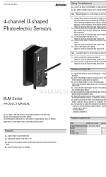 Autonics BUM4-40D-W/B Series Producthandleiding