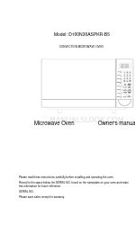 Galanz D100N30ASPKR-B5 Owner's Manual