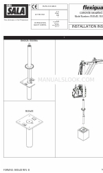 DBI SALA flexiguard 8530483 Manual de instrucciones de instalación