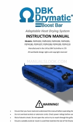 DBK Drymatic Boost Bar FGPH102 Instruction Manual