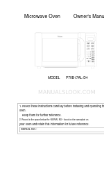 Galanz P70B17AL-D4 Manual del usuario