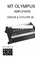 Hifonics CYCLOPS 3K Produkthandbuch