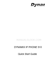 Dynamix 510 Quick Start Manual