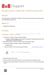 8x8 Inc Yealink T23P Manual rápido