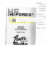 Hifonics Series VIII Hercules Manual do utilizador