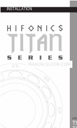 Hifonics Titan Series Посібник з монтажу