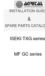 AGRITAL MF GC Series Kurulum Kılavuzu ve Parça Listesi