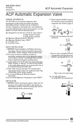 Emerson ACP Инструктивный лист