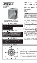 Aire-Flo 4AC14L60P Manuale di istruzioni per l'installazione