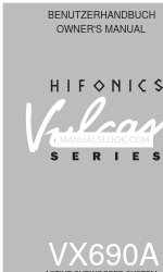 Hifonics Vulcan Series オーナーズマニュアル