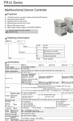 Autonics PA10 Series Snelstarthandleiding