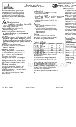 Emerson ALCO CONTROLS FSE-0 Manual de instrucciones