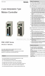 Autonics PMC-2HSP Series Manual do produto