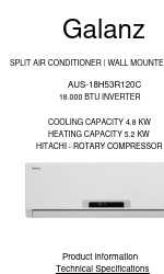 Galanz AUS-18H53R120C Informationen zum Produkt