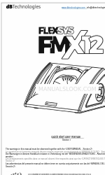 dBTechnologies FlexSys FMX12 Manual do utilizador de início rápido