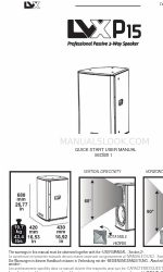 dBTechnologies LVX P15 Quick Start User Manual