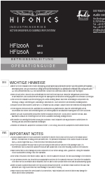 Hifonics INDUSTRIA HFI200A MKII Betriebshandbuch