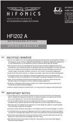 Hifonics INDUSTRIA HFI202A Instrukcja obsługi