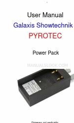 GALAXIS SHOWTECHNIK PYROTEC ユーザーマニュアル