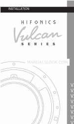 Hifonics Vulcan Series 설치 매뉴얼