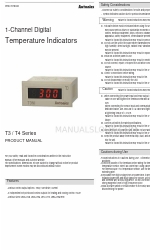 Autonics T4WI Manual del producto