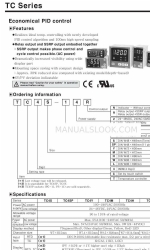 Autonics TC Series Manuel de démarrage rapide