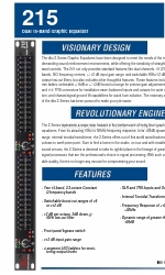 dbx 215 Specification Sheet