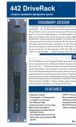 dbx DriveRack 442 Opuscolo e specifiche