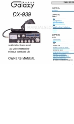 Galaxy DX-939 Owner's Manual