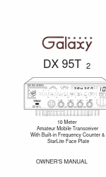 Galaxy DX95T2 Gebruikershandleiding