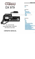 Galaxy DX 979 Manual del usuario