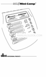 dbx mc6 Mini-Comp Manuel