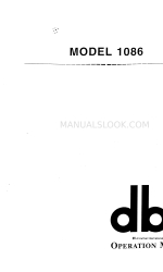 dbx 1086 Betriebshandbuch