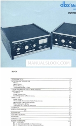 dbx 160 Manual de instruções