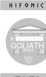 Hifonics Goliath HSPL12 사용자 설명서